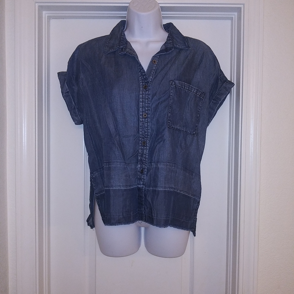 Laju Los Angelos Denim Short sleeve Shirt